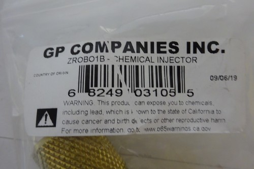 General Pump ZROBO1B Robokim #1 Adjustable Chemical Detergent Soap Injector - Picture 4 of 4