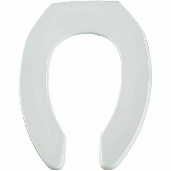 Bemis 1955ct 000 Elongated White Commercial Open Front Toilet Seat No