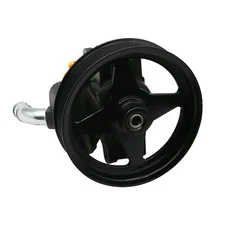 Power Steering Pump w/ Pulley for 2004-2010 Ford E-350 E-450 Super Duty V8 6.0L