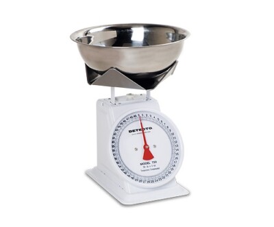 Detecto T25B CAP: 25-lb Top Loading Dial Scale W/Bowl