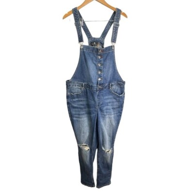 Addition Elle Love & Legend Denim Overalls Size 14 | eBay