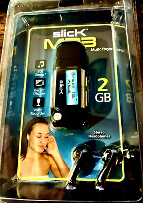 Slick Music Stick MP3 Player / Voice Recorder 2GB  With Equalizer MP305-2 - NEW