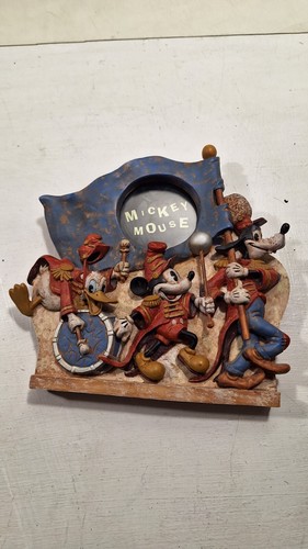 Schön detaillierter~3D~Charpente~Disney Bilderrahmen~Mickey~Goofy~Donald Band  - Bild 1 von 3