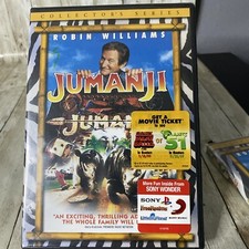 Jumanji DVD, 2000, Collectors Edition Widescreen New Factory Sealed