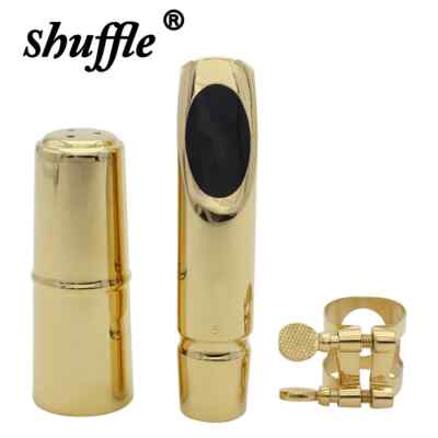 Alto Saxophone Mouthpiece Gold 5C 6C 7C 8C E Flat Metal Sax Mouthpiece