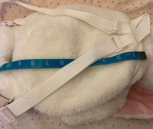 Jstuff Associates weißer Hase Kaninchen Kuscheltier Plüschrucksack Tasche 16 Zoll - Bild 4 von 8