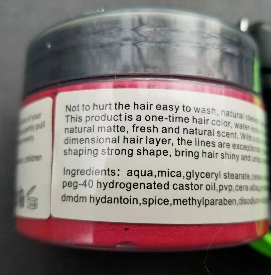 男女通用 DIY 头发颜色蜡泥染料霜临时建模颜色 Mofajang — 第 4/4 张图片