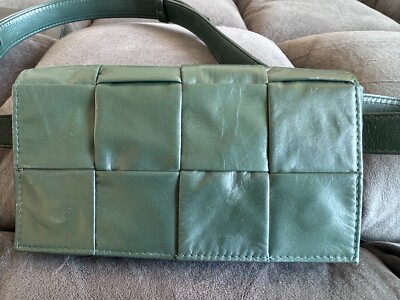 BOTTEGA VENETA Green Cassette Bum Bag | eBay