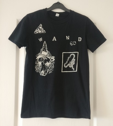wand band t-shirt, black, size small