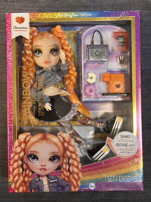 CLEMENTINE MGA Rainbow High Sparkle & Shine Orange 11'' Fashion Doll MIB