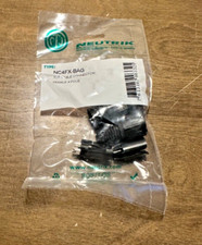 Neutrik NC4FX-BAG - 4 pole female cable connector with black metal housing