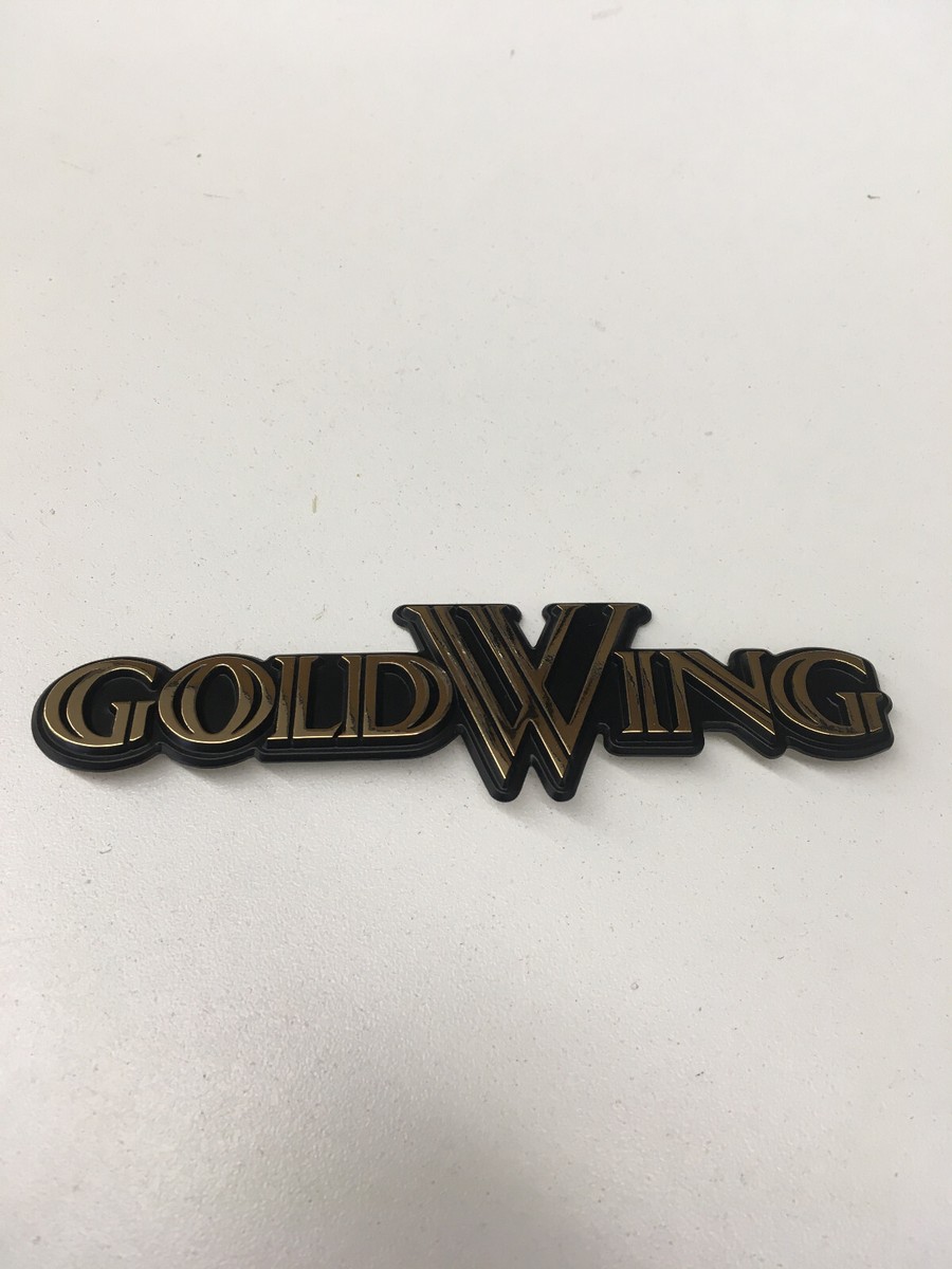アン NOS OEM Genuine Honda Goldwing Side Cover Badge Emblem A P/N