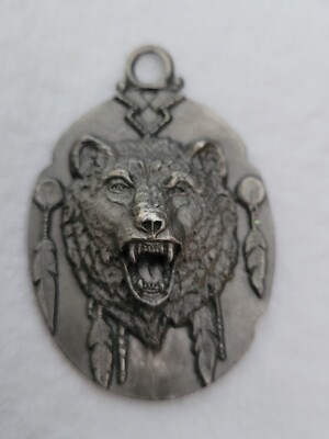 HORSE & WESTERN JEWELLERY JEWELRY NATIVE USA STYLE PENDANT NECKLACE PEWTER