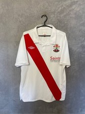 Southampton Home football shirt 2010 - 2011 White 125 Years Umbro Mens Size L