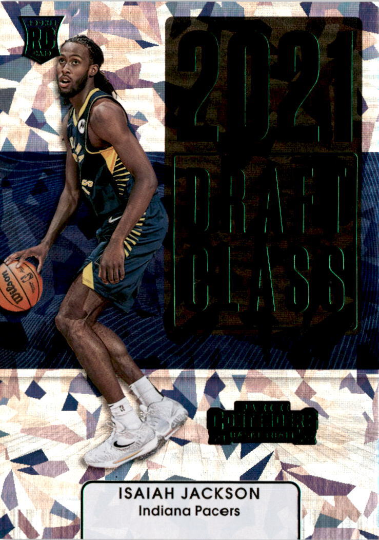 2021-22 Panini Contenders #22 Isaiah Jackson Contenders Green Ice