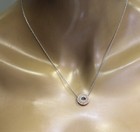 New 925 multi color plated .15ct VS1 G diamond pendant necklace 3.1g 18 — photo 10