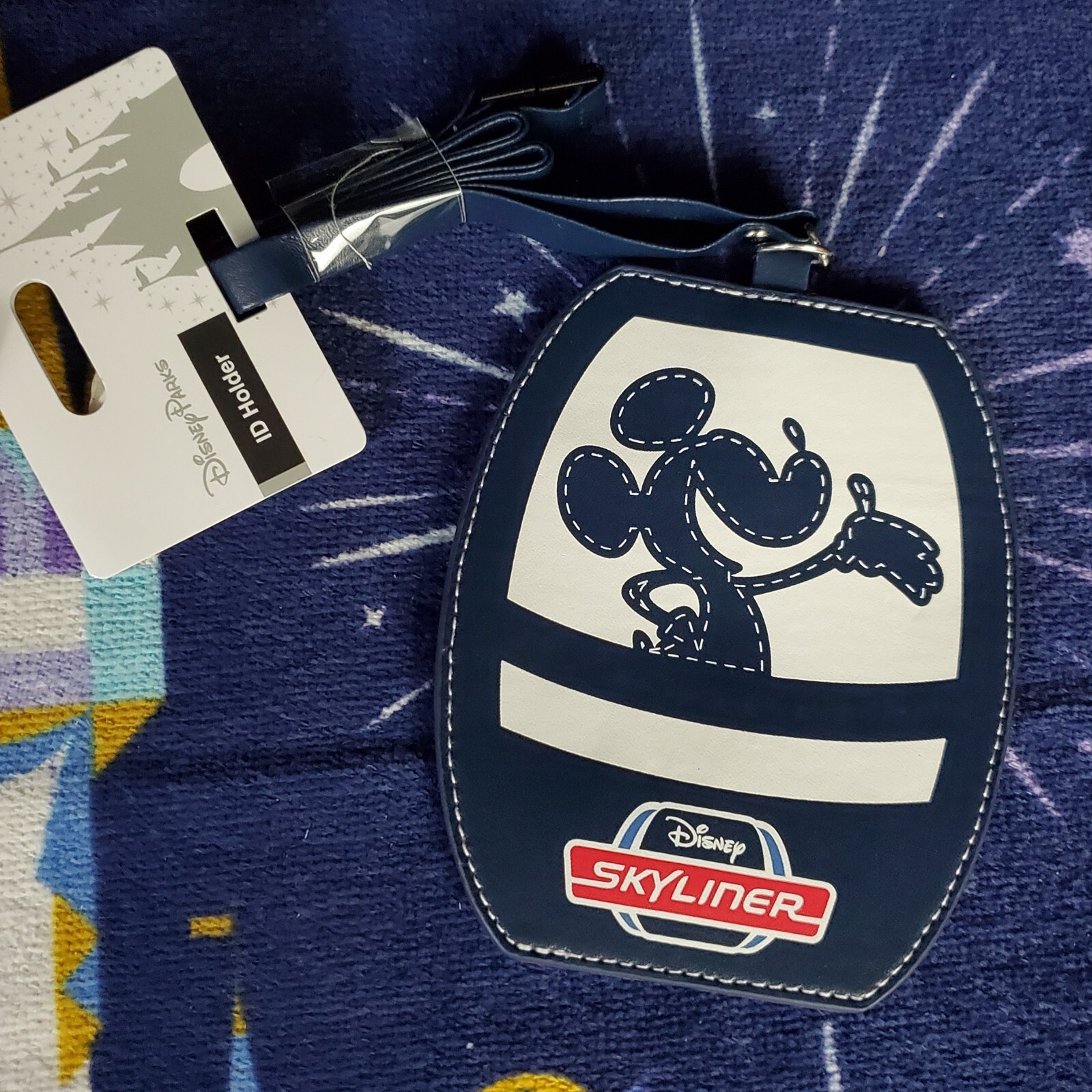 Walt Disney World Parks ID Holder Lanyard Skyliner Mickey Mouse Luggage