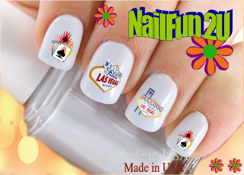 LV Waterslide nail decals