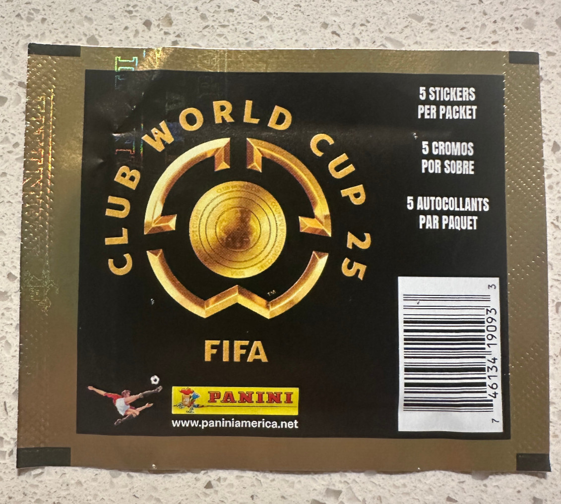 2025 Panini FIFA Club World Cup Stickers Pack