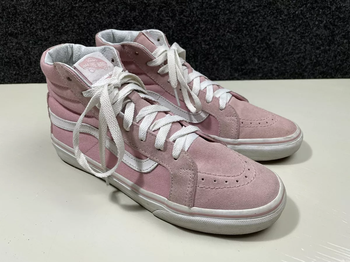 Light pink sk8 shop hi vans