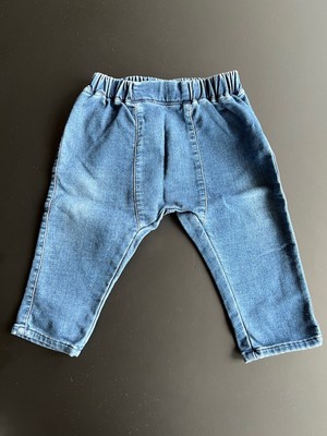   Vertbaudet Jeans Sweathose Hose Baby Blau Gr. 74 NEU!  