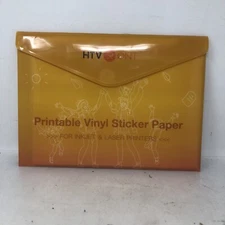 HTV R ONT printable vinyl sticker paper for inkjet & laser printers 20sheet