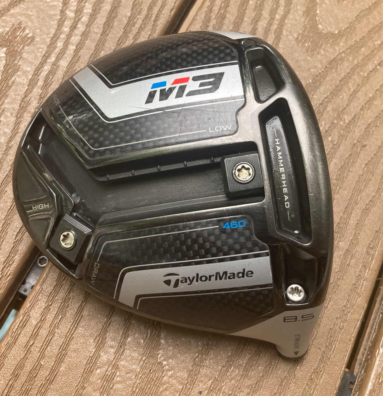 Taylormade M3 460 8.5* Tour Issue + Stamp Driver Club Head Taylormade M3 460 8.5* Tour Issue + Stamp Driver Club Head