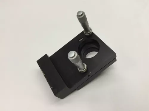 Adjustable Laser Turning Mirror Holder, With 2x Mitutoyo 0.5" Micrometers
