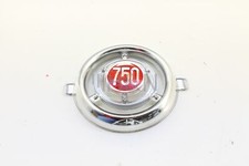 Frontzierstück rund Kunststoff verchromt front emblem Fiat 600D, Jagst, Zastava