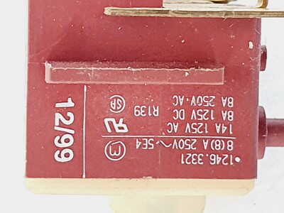 MILWAUKEE 1246.3321 SWITCH 8A 250VAC 125V AC/DC for sale online | eBay