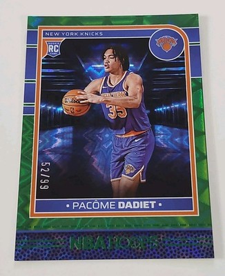 2024-25 Hoops PACOME DADIET Green Explosion SP Rookie New York Knicks /99 🔥
