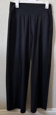 Athleta Size Medium Venice High Rise Wide Leg Pant Black Comfort Stretchy