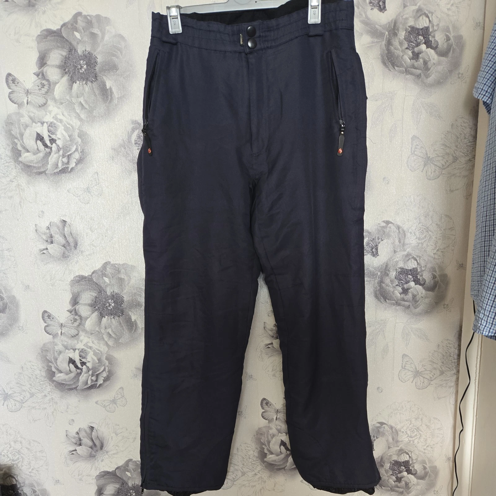 Shredz Men's navy Snow Pants L Waterproof windproof snowproof 34W 30L