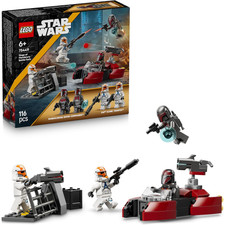 LEGO 75449 STAR WARS Battle Pack Assedio di Mandalore - Gioco d'Azione con 2 Min