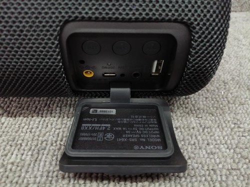 Sony SRS-XB41 Extra Bass Wireless Portable Speaker Bluetooth Black Used Japan - Picture 5 of 9