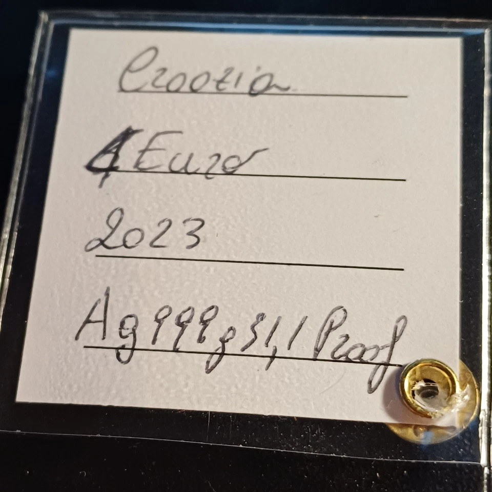 Moneta Da Collezione In Argento Croazia Oz Oncia 2025 Ag 999 G 31.1 Lotto 141 - Immagine 3 di 4