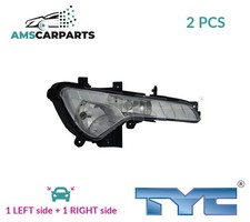 FOG LIGHT LAMP PAIR 19-11027-01-2 TYC 2PCS NEW OE REPLACEMENT