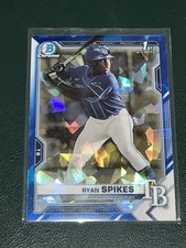 2021 Bowman Draft Chrome SAPPHIRE Ryan Spikes