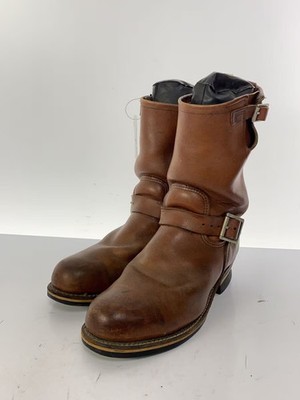RedWing Boots 8271 Engineer Boots PT99 Vibram Sole Leather Brown