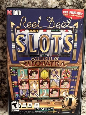 Phantom Reel Deal Slots Mysteries Of Cleopatra PC DVD Video Game