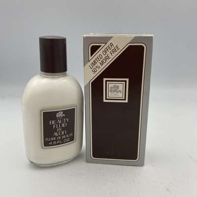 AVON Beauty Fluid, Fluide De Beaute, Full 4.5 FL OZ New with Box Vintage 1982