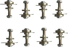 8 PCS Furniture Rocking Chair Bearing Connecting Piece Rocking Chair Bearing Scr