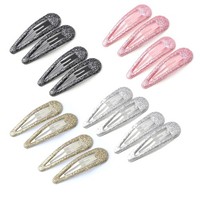 16 StüCk Haarspangen MäDchen, Bunte Glitzer Pailletten Haarspangen, Haarclips S