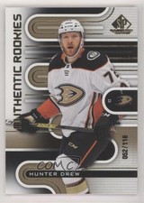 2022 Upper Deck SP Game Used Authentic Rookies Gold 52/118 Hunter Drew #155 0il7