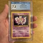 Mewtwo Pokemon 1999 Black Star Promos #3 Mewtwo Strikes Back WB Movie CGC 7.5