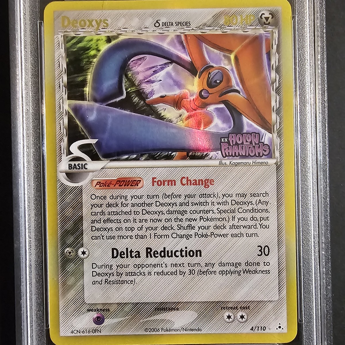 Pokemon Deoxys EX Holon Phantoms Rev. Holo Rare #4 PSA 10 Gem Mint