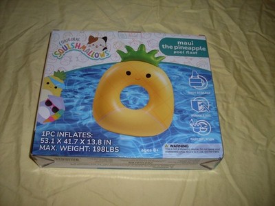 BIGMOUTH ORIGINAL SQUISHMALLOWS MAUI THE PINEAPPLE POOL FLOAT AGES 8T NEW IN BOX