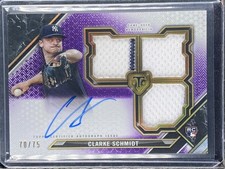 Schmidt, Clarke - 2021 Triple Threads - Rookie - Swatch/Autograph - 70/75