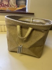 New With Tags Sea Team Jute Storage Basket Box 4.5 Litre Double Handle