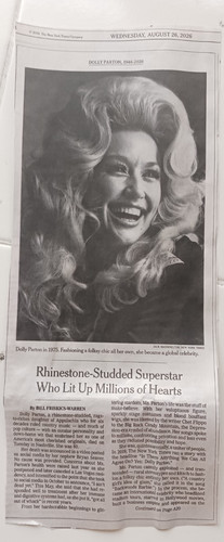 Dolly Parton 80 Obituary New York Times Clippings